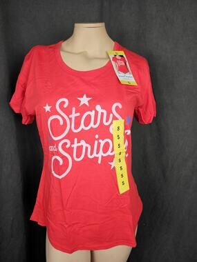 General Standard Americana Graphic Tee Stars Stripes Patriotic 4th of July USA S